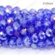 70Pcs Chinese Crystal Rondelle Beads 8x10mm, med Sapphire AB