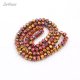 130pcs 3x4mm red rainbow color Crystal Rondelle Beads Strand
