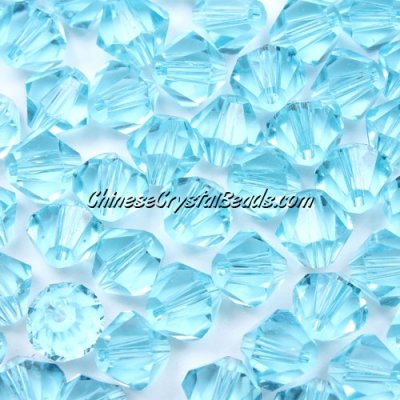 140 beads AAA quality Chinese Crystal 8mm Bicone Beads, Lt. Aqua