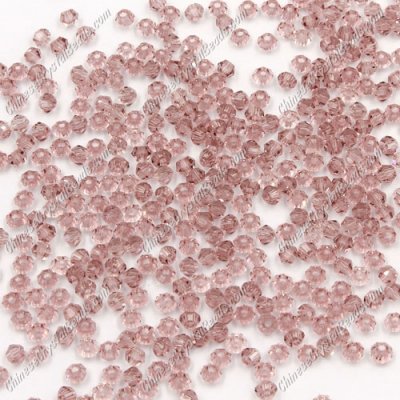 700pcs 3mm chinese crystal bicone beads, lt amethyst