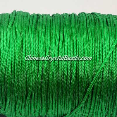 1.5mm nylon cord, fern green#233, Pave string unite, sold by the meter,