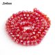 130Pcs 3x4mm Chinese Crystal Rondelle beads, siam AB