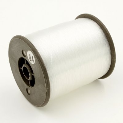 braided beading thread, 3D Beading wire, 0.4mm Diameter, about 400 meters per spool