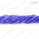 130Pcs 2x3mm Chinese Crystal Rondelle Beads, Med Sapphire AB