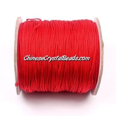 Nylon Thread 0.8mm, #101, red, sold per 130 meter bobbin