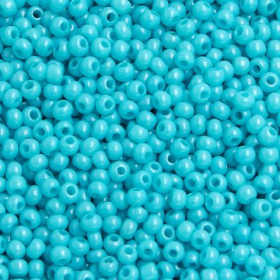 1.8mm AAA round seed beads 13/0, turquoise, #E06, approx. 30 gram bag