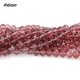 4x6mm Amethyst Chinese Crystal Rondelle Beads about 95 beads