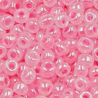 Glass Seed Beads, Round, about 2mm, #36, opaque rosaline, Sold By 30 gram per bag