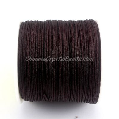 Nylon Thread 0.8mm brown, sold per 100 meter bobbin
