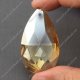 50x28mm Crystal Faceted Teardrop Pendant, gold show, hole: 1.5mm