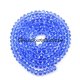 130Pcs 3x4mm Chinese Med. Sapphire Crystal rondelle crystal beads