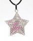 Big star Harmony Ball Pendant Women Necklace with 30 inchChain For Pregnant Women, platinum plated brass, 1pc