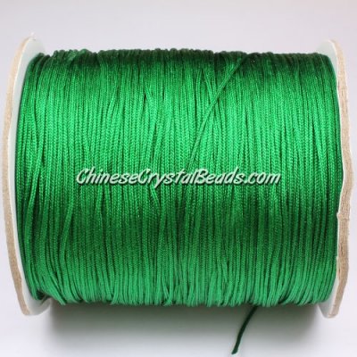 thick about 1mm, nylon string, fern green, sold by the meter
