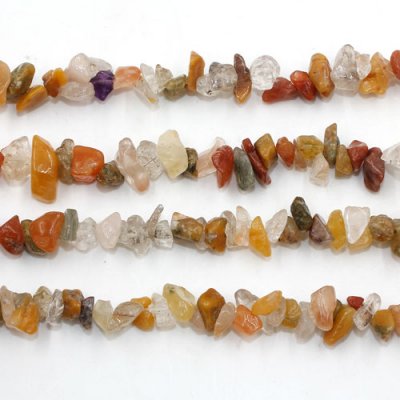 Agate chips beads, 5mm to 10mm, Hole:Approx 0.8mm, Length:Approx 35 Inch