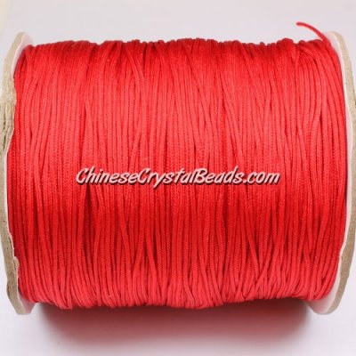 thick about 1mm, nylon string, red, sold by the meter