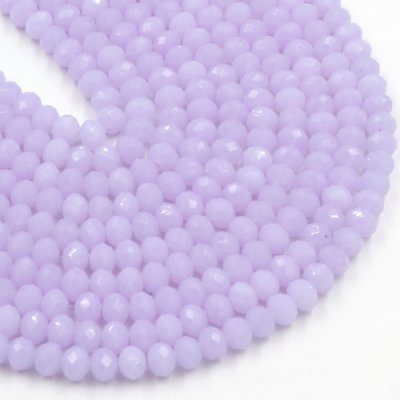 4x6mm Chinese Crystal Rondelle Beads Strand, Alexandrite jadeColor Changing about 95 Pcs