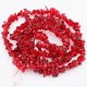 Gemstone Chips, dyeing crackle Crystal, red, 5mm-10mm, Hole:Approx 0.8mm, Length:Approx 15 Inch