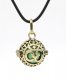 Harmony Ball Pendant Women Necklace with 30 inchChain For Pregnant Women, antique bronze plated brass, 1pc
