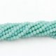 130Pcs 3x4mm Chinese rondelle crystal beads opaque #10, 3x4mm