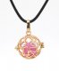 Star Mexican Bolas Harmony Ball Pendant Angel Baby Caller Chime Bell, kc gold plated brass, 1pc