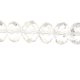 Chinese Crystal Rondelle Bead Strand, Clear, 10x14mm ,20 beads