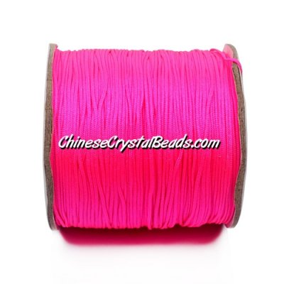 Nylon Thread 0.8mm, #136, fuchsia #neon color, sold per 130 meter bobbin