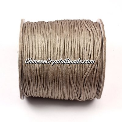 Nylon Thread 0.8mm, #139, silver, sold per 130 meter bobbin