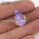 1Pc Chinese Crystal 6090 Baroque Pendants, 15x22mm, clear AB