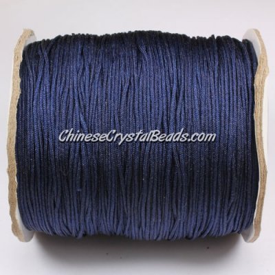 thick about 1mm, nylon string, dark blue,sold by the meter