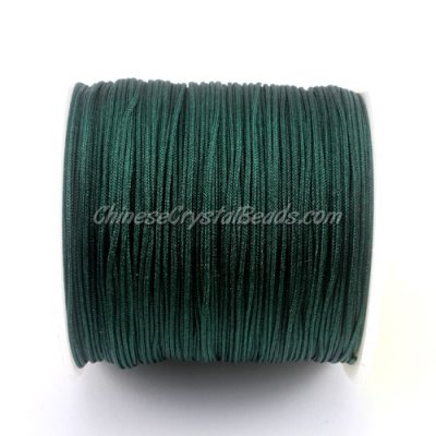 Nylon Thread 0.8mm Emerald , sold per 100 meter bobbin
