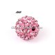 10Pcs 10mm AAA high quality Pave beads, Shining, ligth pink
