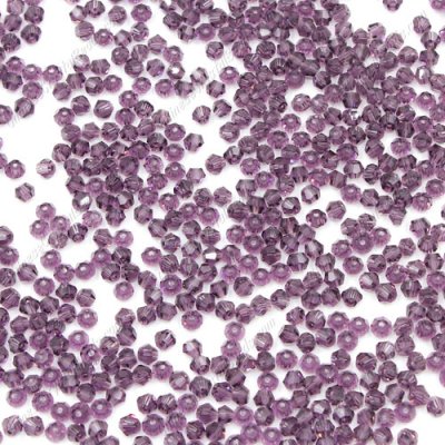 700pcs 3mm chinese crystal bicone beads, violet