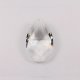 38x22mm Crystal Faceted Teardrop Pendant, Clear, hole: 1.5mm