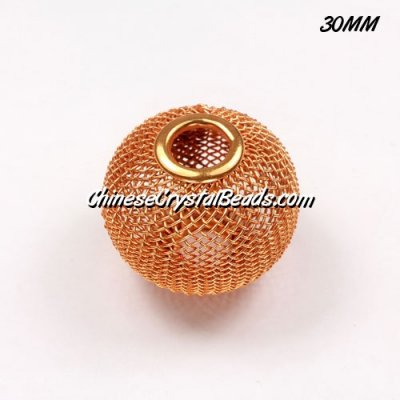 30mm Sun Mesh Bead, Basketball Wives, 1 pieces