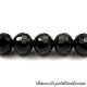 14mm crystal round beads 96fa Crystal Disco Ball Beads black 10 beads