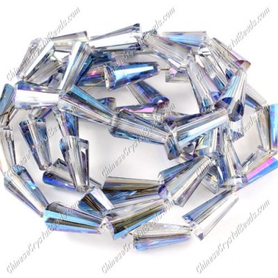 20pcs 8x15mm Chinese Artemis crystal beads strand #003