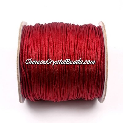 Nylon Thread 0.8mm, #104, dark red, sold per 130 meter bobbin