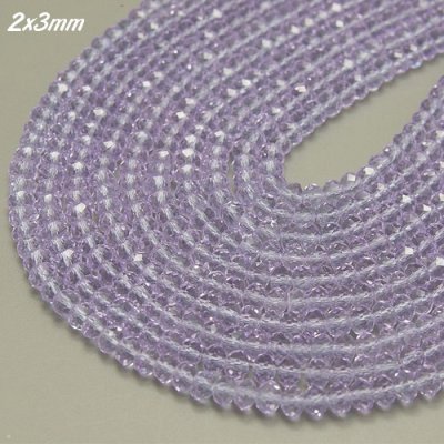 130Pcs 2x3mm Chinese Crystal Rondelle Beads, AlexandriteColor Changing