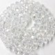Chinese Crystal Long Bead Strand, Clear AB, 6x8mm ,about 72 beads