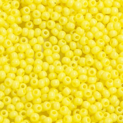 1.8mm AAA round seed beads 13/0, Yellow, #MX10, approx. 30 gram bag