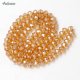 4x6mm Chinese Crystal Rondelle Bead Strand, golden shadow, about 95 Pcs