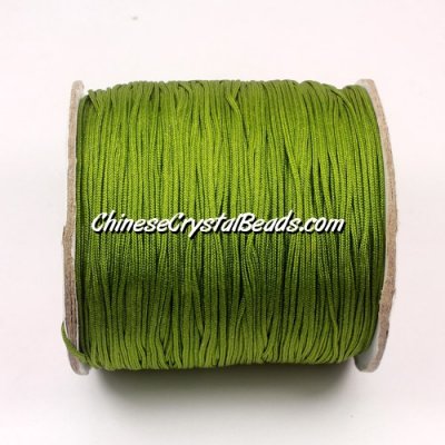 Nylon Thread 0.8mm, #125, olivine, sold per 130 meter bobbin