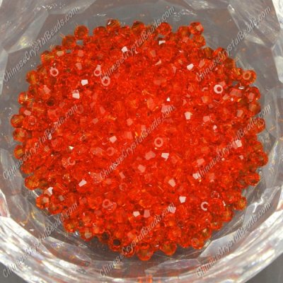 700pcs 3mm chinese crystal bicone beads, Lt siam
