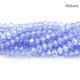 4x6mm Lt. Sapphire AB Crystal Rondelle Beads about 95 beads