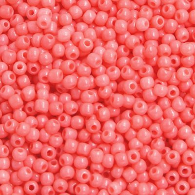 1.8mm AAA round seed beads 13/0, Coral, #B09, approx. 30 gram bag