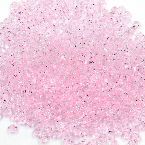 700pcs Chinese Crystal 4mm Bicone Beads,light pink, AAA quality - Click Image to Close