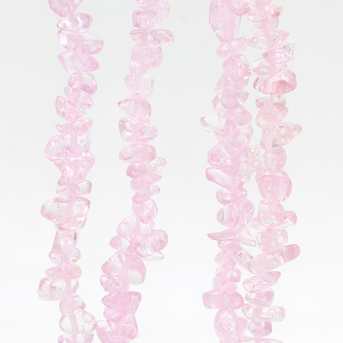 Gemstone Chips, dyeing crackle Crystal, lt pink, 5mm-10mm, Hole:Approx 0.8mm, Length:Approx 15 Inch - Click Image to Close