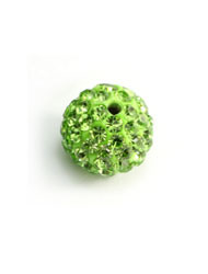 10mm pave disco beads