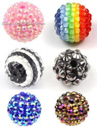 Acrylic Disco beads