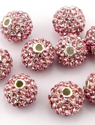 Alloy Pave Beads